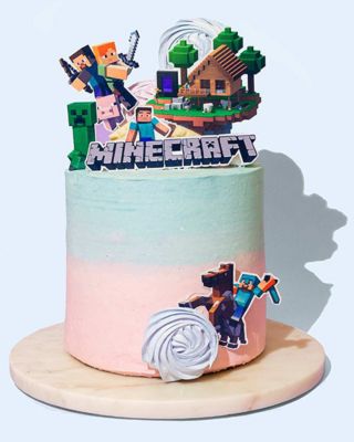 Torta, ktorá spraví detskú oslavu nezabudnuteľnou! 🎮 S ňou si každý malý hráč užije svoje vlastné Minecraft dobrodružstvo....
